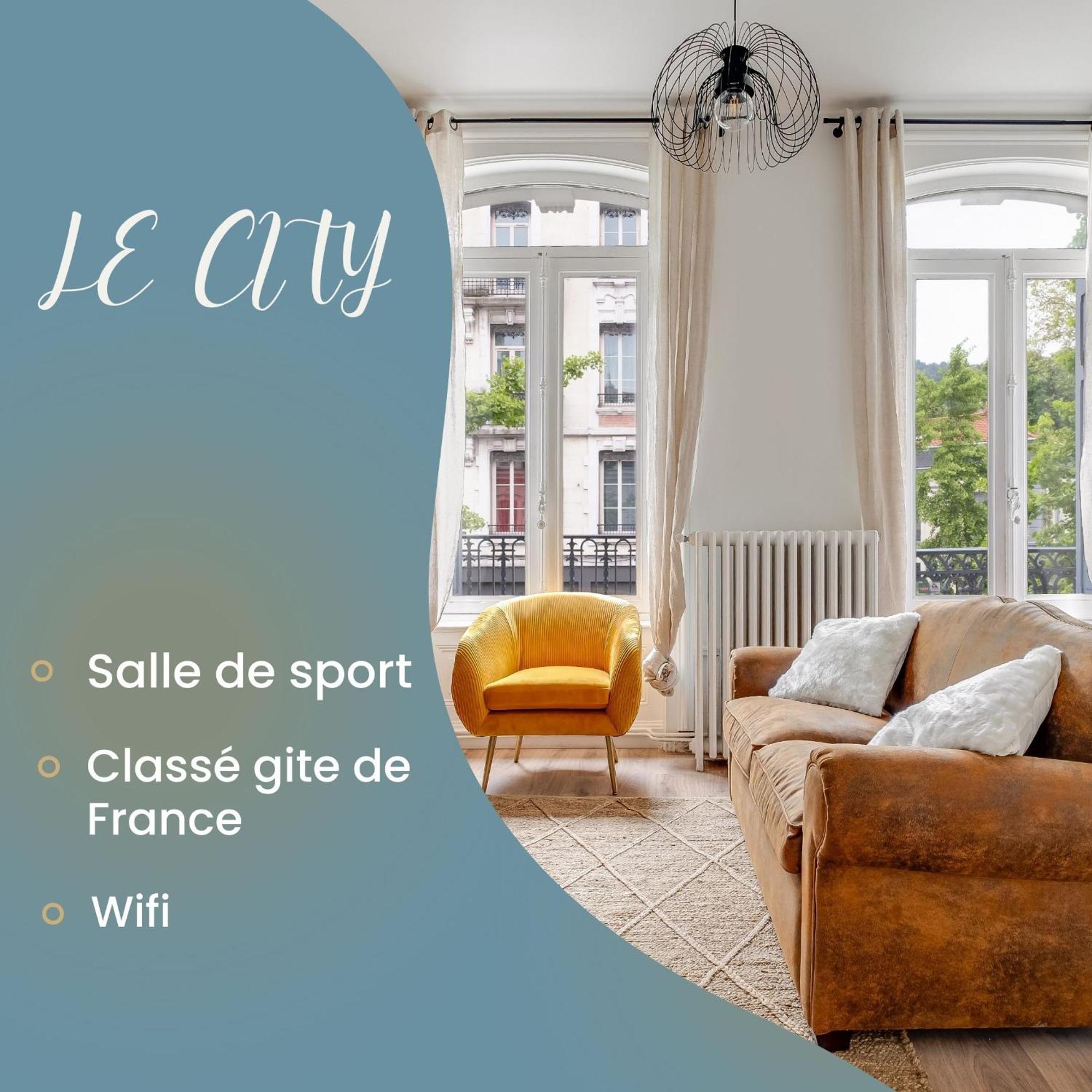 Grand Appartement «  City » Spacieux Et Moderne Saint-Etienne  Eksteriør bilde